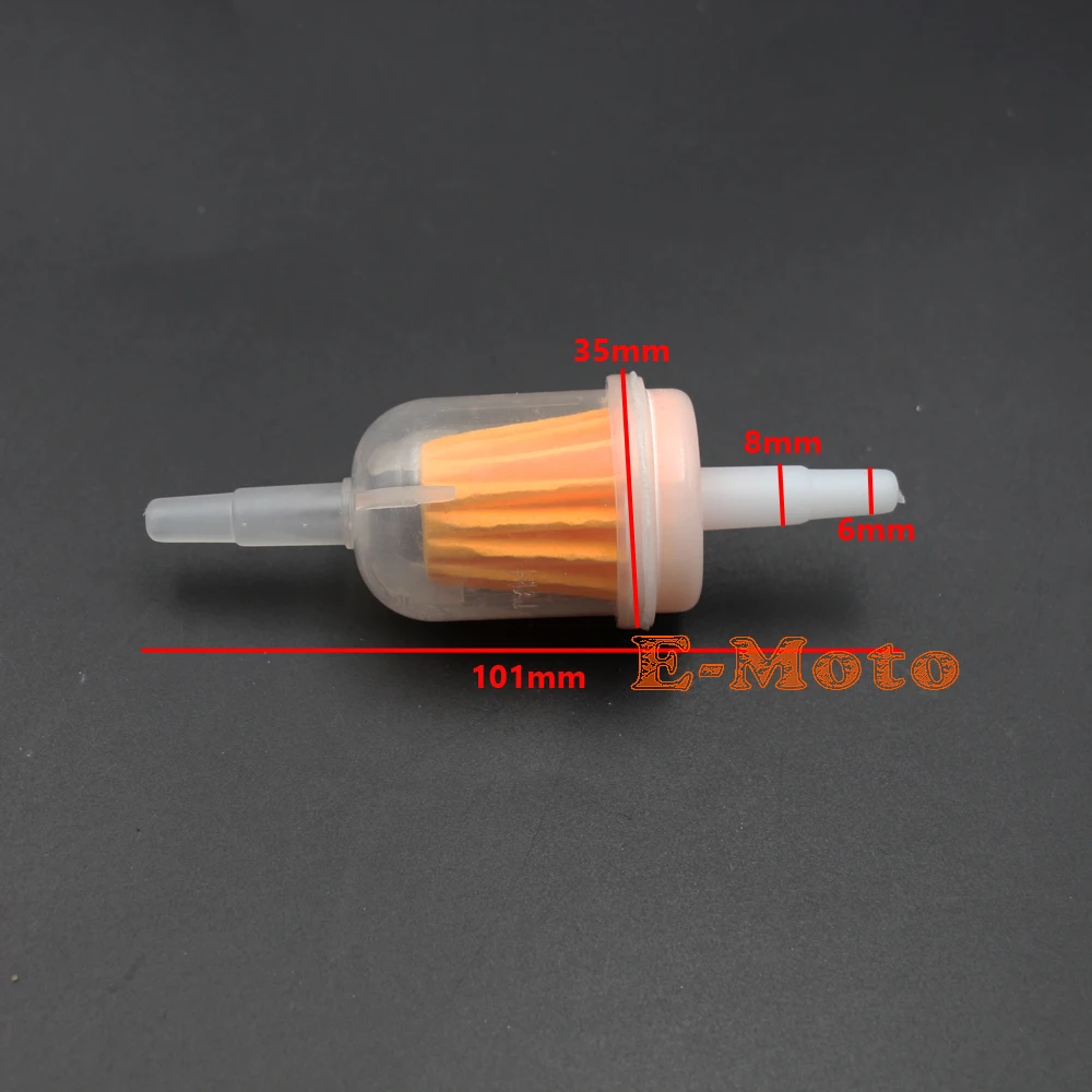 6 мм 8 мм маленький в линии бензиновый топливный фильтр автомобильный двигатель бензиновый встроенный шланг Труба 1/" 5/16" E-Moto