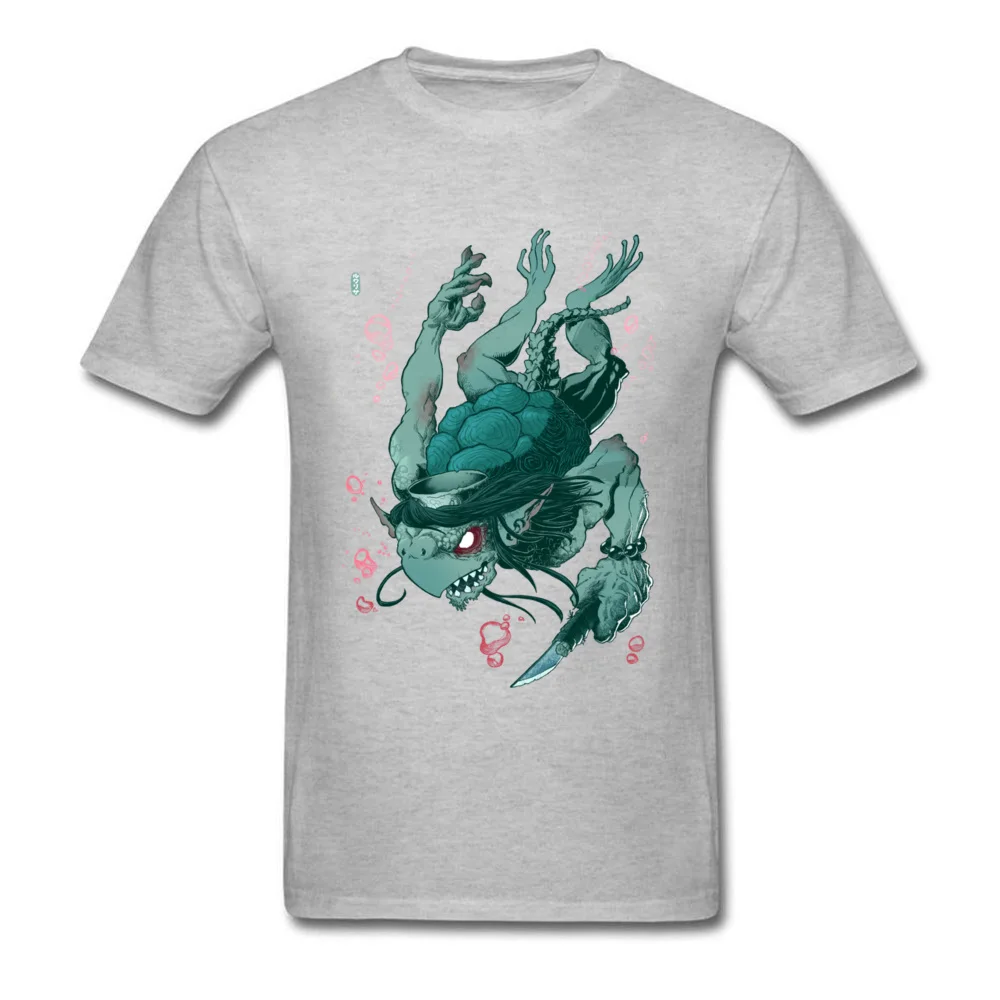 Komahiki Gift Tops Shirts Short Sleeve for Men 100% Cotton Summer/Fall Crewneck T Shirts Custom Tee Shirts Oversized Komahiki grey