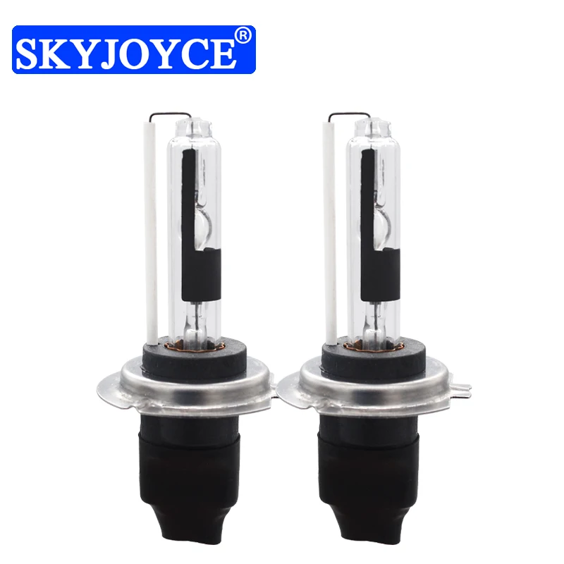 SKYJOYCE 1 пара 12 в 35 Вт 55 H7R HID лампа 4300K 5000K 6000K 8000K металлическая основа с покрытием