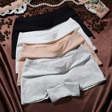 Calcinha feminina de algodão boxer tamanho grande alta qualidade macio e confortável sexy menina sem costura boxer underwear cabeça harajuku novo estilo