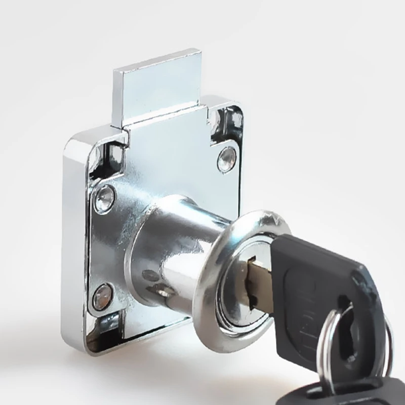 Universal Drawer Cam Lock Zinc Alloy Cabinet Office Cupboard Desk Locks With IronPlastic Key For Furniture Hardware 6