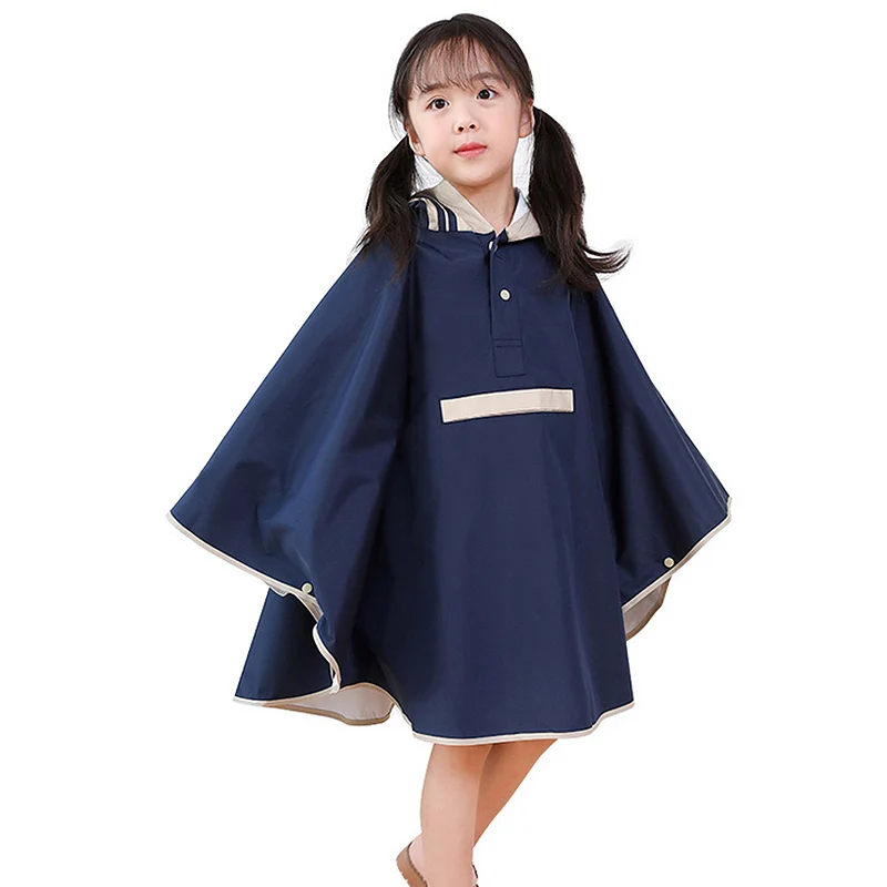 

MrY Childrens Windproof Raincoat Poncho Waterproof Hooded Raincoat Outerwear Jackets Rain Coat