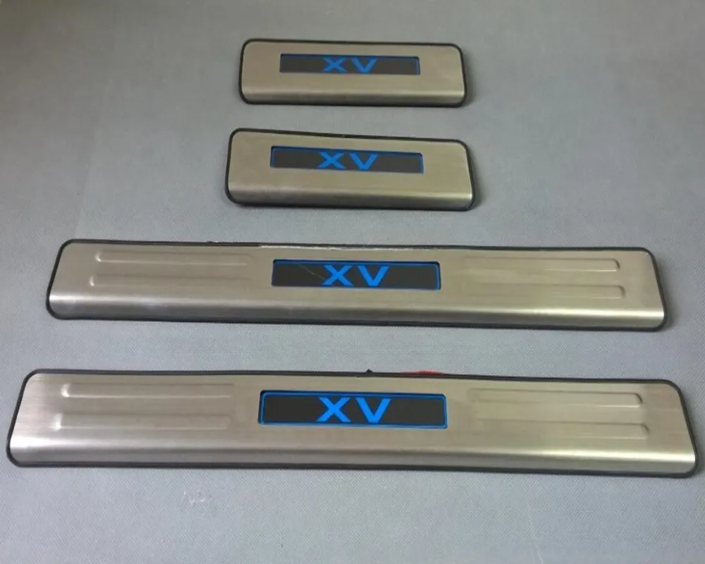 Светодиодный Добро пожаловать педаль Накладка порога Обложка для Subaru XV 2010-2014 |