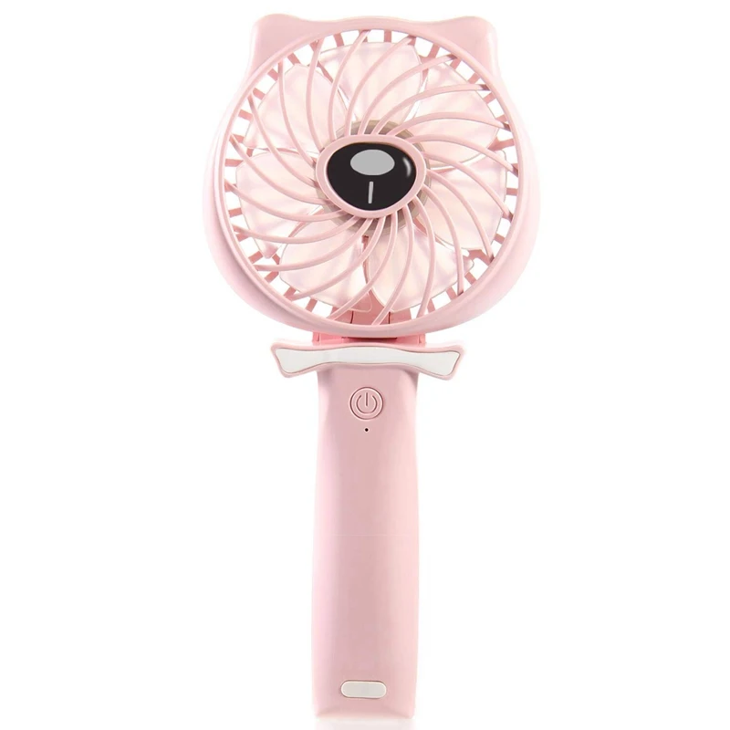 

Handheld Fan Portable, Hand Held Personal Fan Rechargeable Battery Operated Powered Cooling Desktop Electric Fan With Base, 26