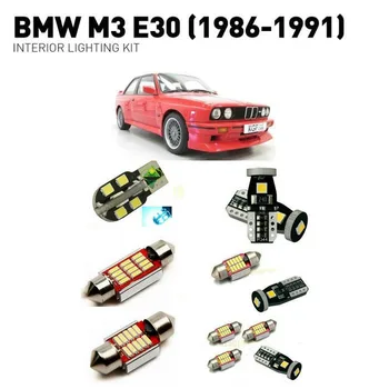 

Led interior lights For BMW m3 e30 1986-1991 5pc Led Lights For Cars lighting kit automotive bulbs Canbus Error Free