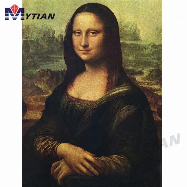 5D DIY полная дрель Алмазная картина из стразов Алмазная вышивка Monalisa Da Vinci рукоделие картины бисером Наклейка на стену искусство