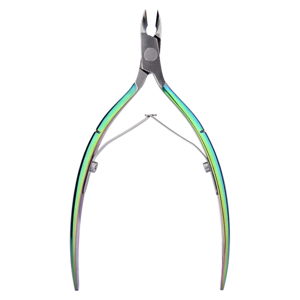 

Stainless Steel Nail Cuticle Rainbow Chameleon Nipper Dead Skin Remover Clipper Grooming Scissor Pliers Manicure Nail Art Tool