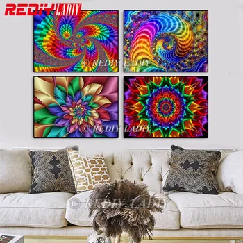 

DIY Diamond Mosaic Picture Diamond Painting Cross Stitch Mandala Pattern Full Square Drill Diamonds Embroidery Home Decoration