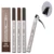 Brainbow Hot Eyebrow Tattoo Smudge-proof Pen Fine Sketch Liquid Microblad Eyebrow Pen Waterproof Tattoo Durable Eye Brow Pencil