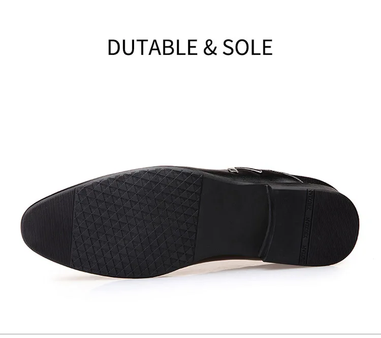 couro de luxo moda sapatos de casamento