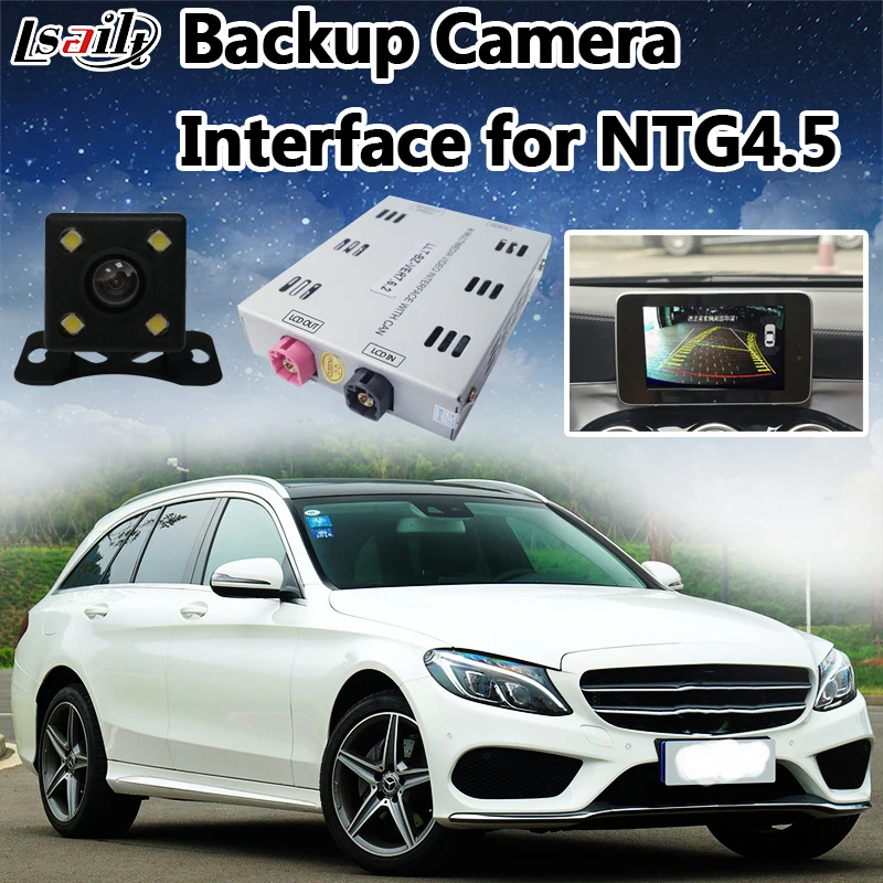 

Plug&Play Camera Interface for Benz ntg4.5 supports to Connect 360 Panorama Cameras , Rear View Camera ,Front Camera etc.