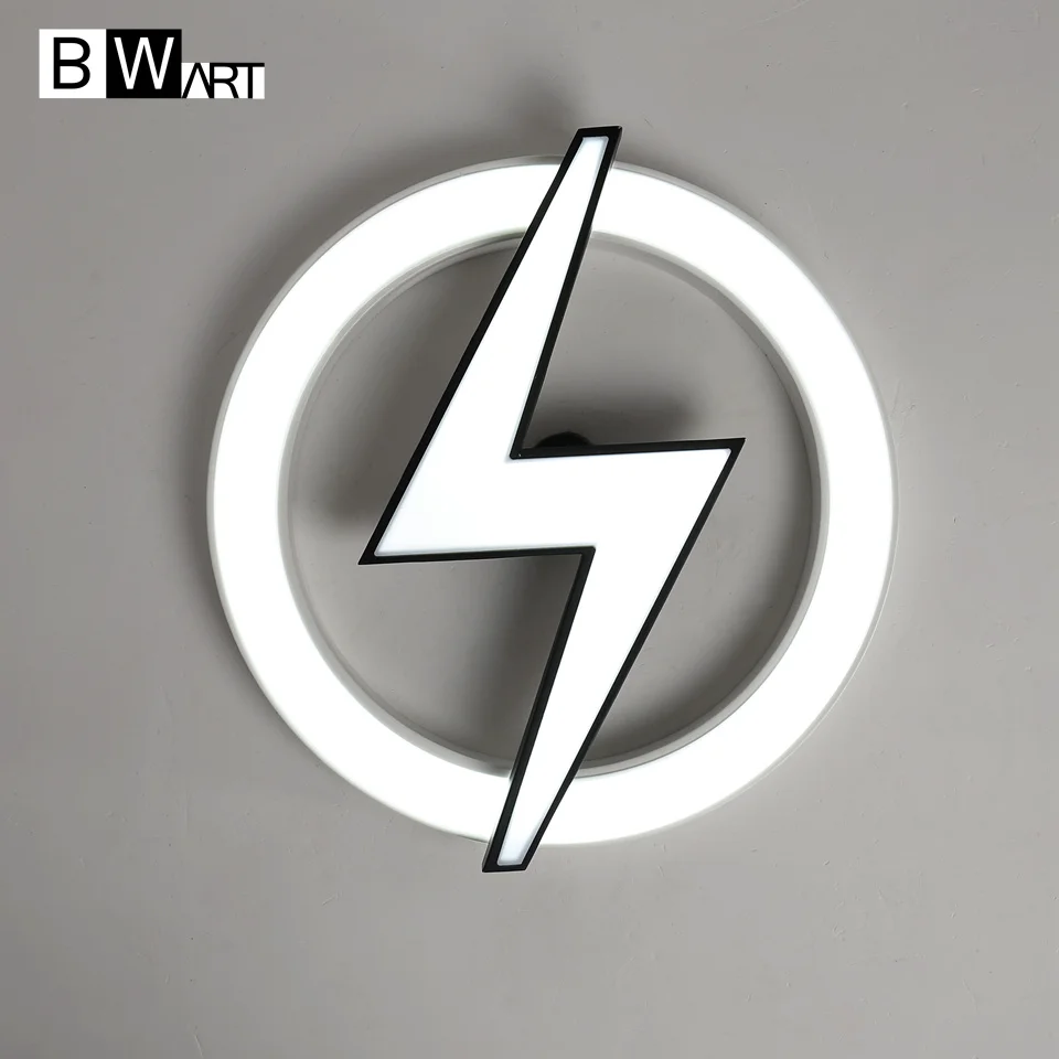 

BWART Modern led Ceiling light Remote Ceiling lamp flash fixture for Bathroom Home Office Study Playroom Dining Room Bathroom