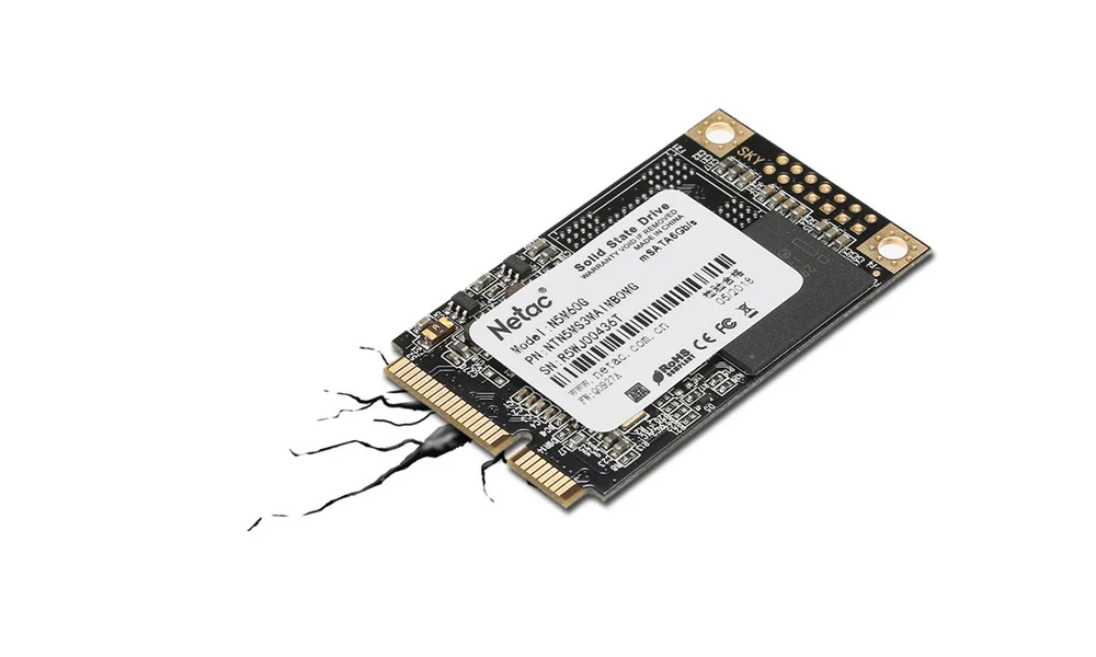 Netac mSATA SSD 120 ГБ 60 Гб жесткий диск TLC 60 120 ГБ для ноутбука mSATA Mini SATA Внутренний твердотельный диск для ПК ноутбука