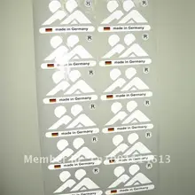 Прозрачная наклейка из ПЭТ, статическая наклейка, водонепроницаемая наклейка s