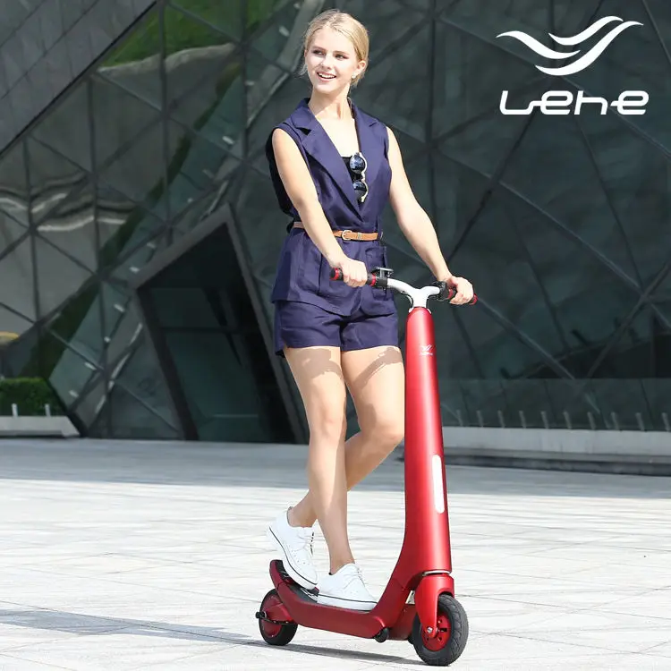 Top LEHE L1 Mini Folding Electric Bike 8 inch Wheel Kick Scooter Lithium Battery Bicycle E-scooter Hoverboard with bluetooth speaker 0