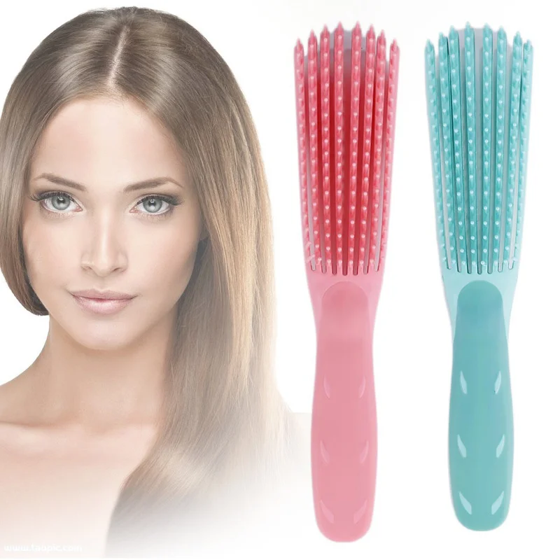 

Handheld Hair Brush Adjustable Width Wide Tooth Comb Hair Care Spa Massage Comb for Salon Comfortable Scalp Massage Comb