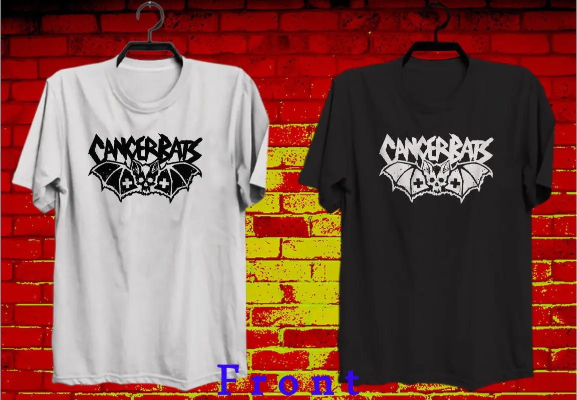 CANCER BATS RED BAT DRIP LOGO Black 