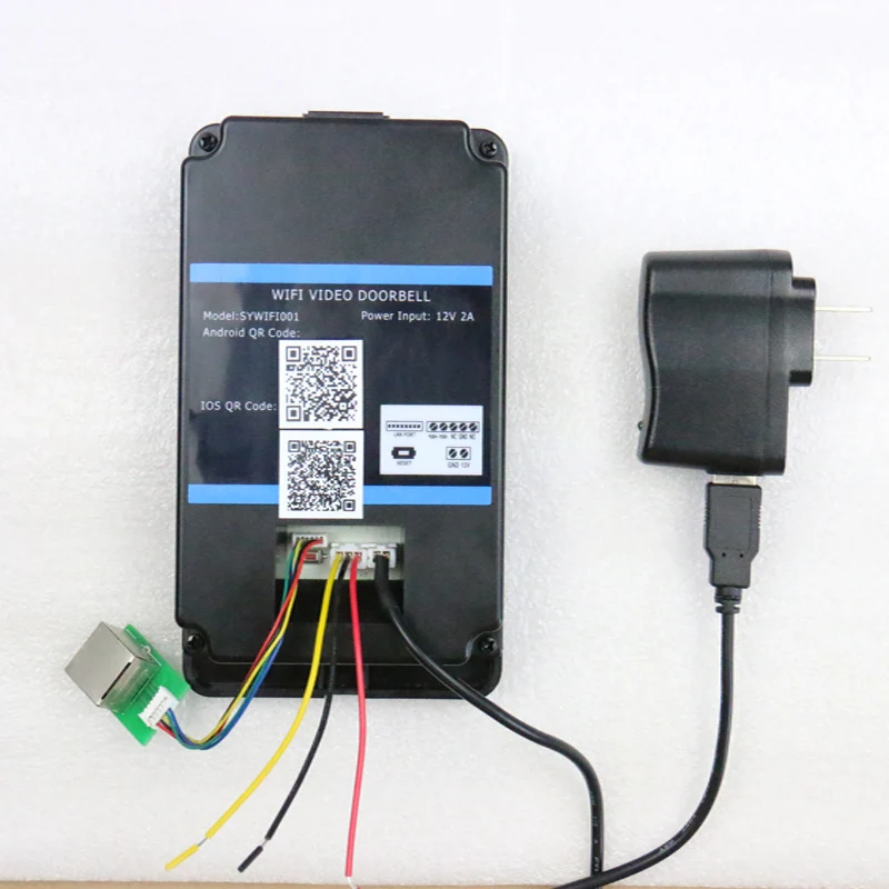 WiFi Wireless Video Door Phone Intercom System IR