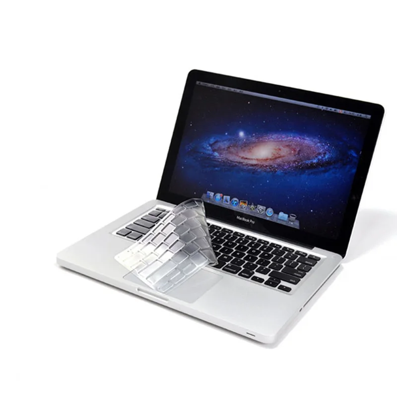 Прозрачная силиконовая защитная крышка для клавиатуры MacBook Air Pro retina