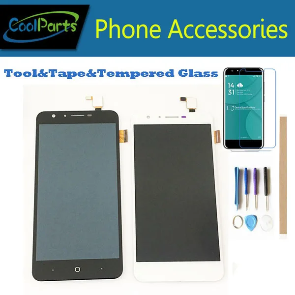 

1PC/Lot High Quality For Doogee Y6 Piano Doogee Y6c Doogee Y6 LCD Display+Touch Screen Digitizer Assembly White Black Color+Kits