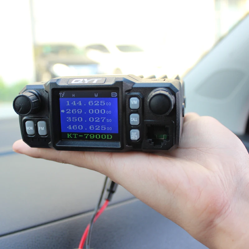 QYT KT 7900D 25 Вт Quad Band Mobile radio 144/220/350/440 МГц 4 полосы FM трансивер Walkie talkie двухстороннее