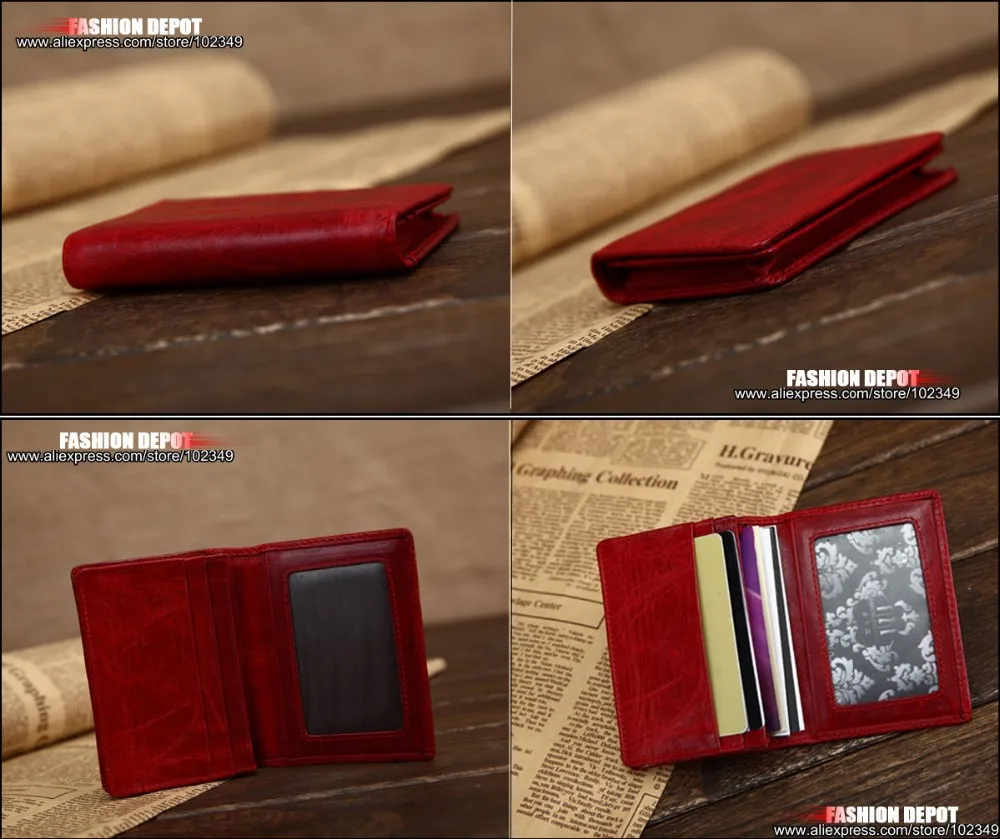 Card Wallet leather red_09-98765