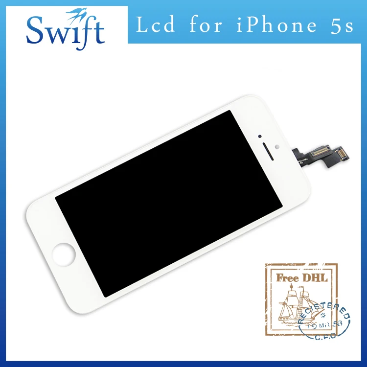 10 шт. shenchao ЖК-дисплей для iphone 5S дигитайзер сборка iPhone экрана Бесплатная доставка