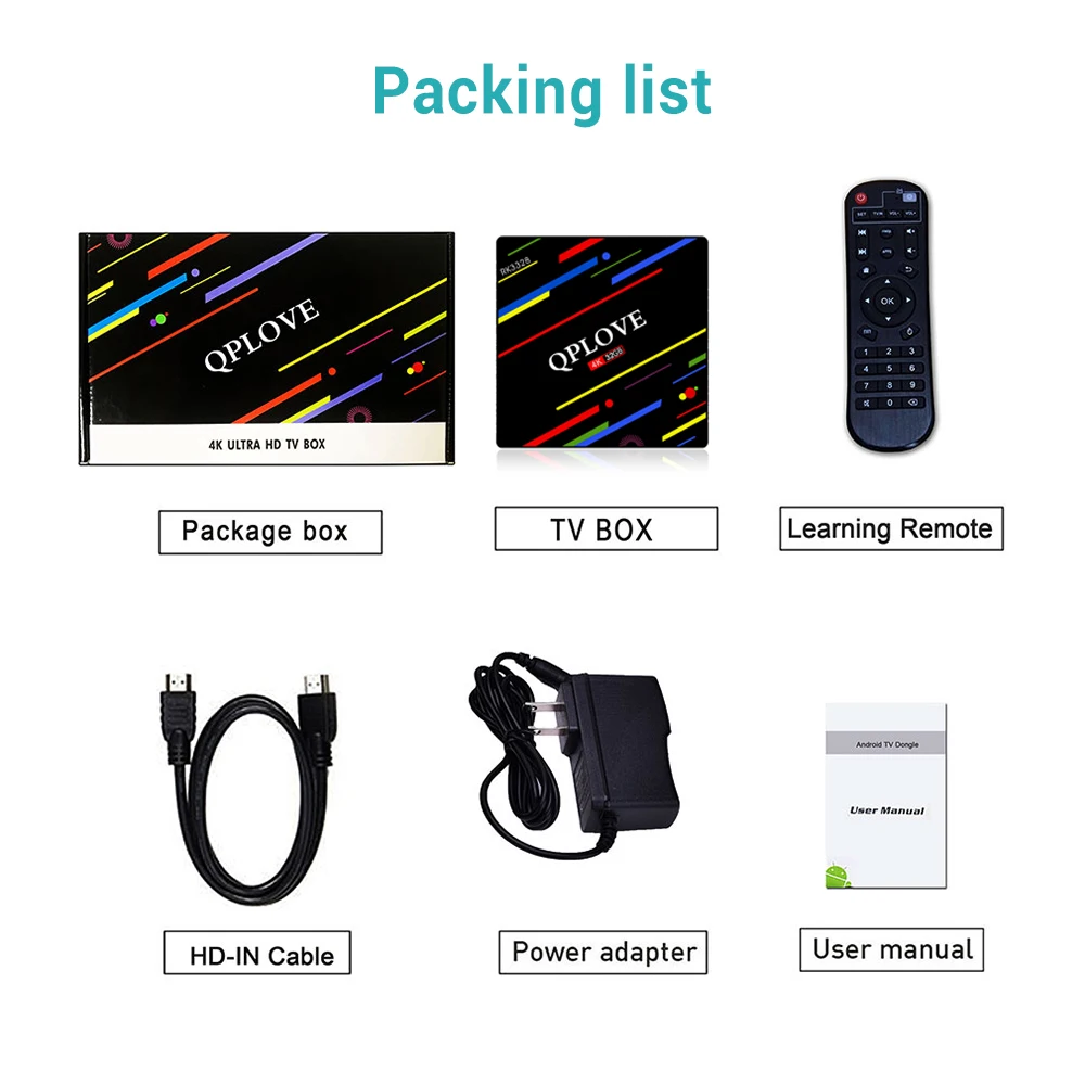 QPLOVE H96 MAX Plus Android 8 1 2019 четырехъядерный процессор RK3328 Smart tv Box 2 4G 5G Dual WiFi ГБ/4 Гб ram 16