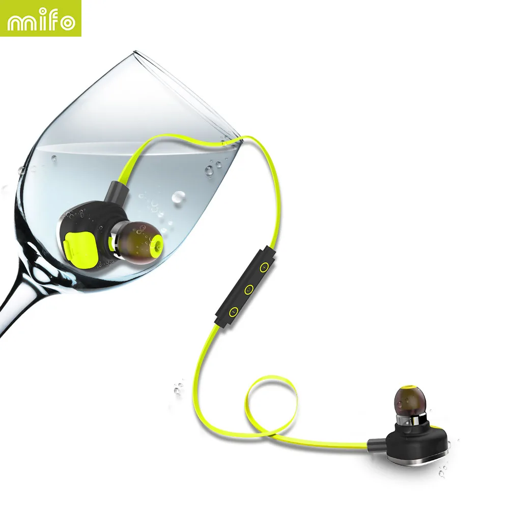 MIFO U5 ПЛЮС Водонепроницаемый IPX7 Гарнитуры Sweatproof Bluetooth 4.1 Стерео Micphone HIFI Магнитного
