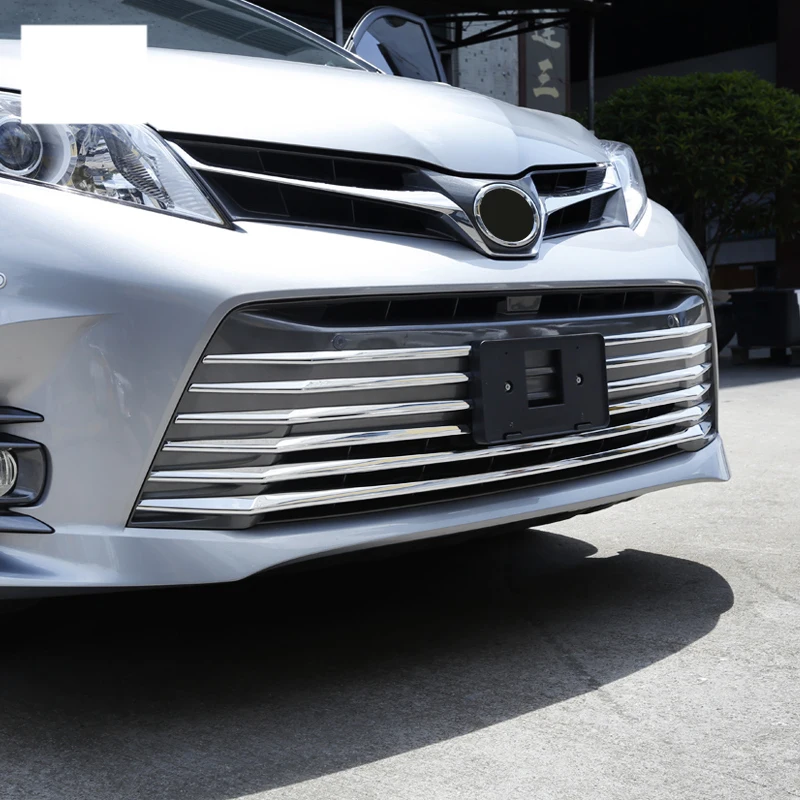 Lsrtw2017 перламутровая хромированная Автомобильная решетка для toyota sienna 2018 2019