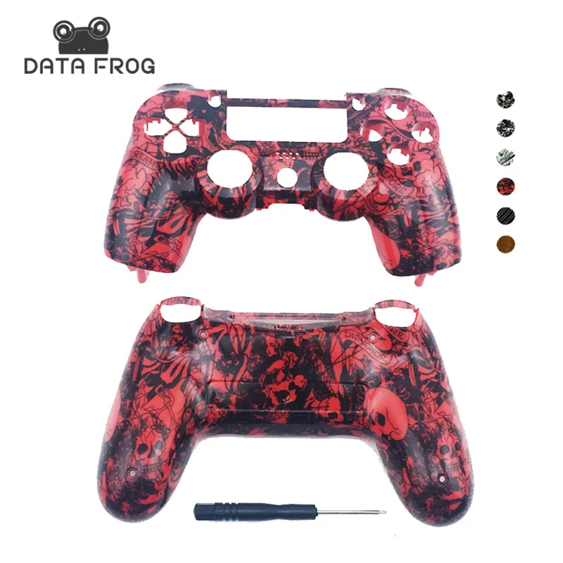

for Playstation 4 Shell Housing Covers for PS4 Front and back Game Shells Hydro dipped Designs Replacement Plastic Case for PS4