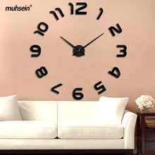 muhsein новые часы настенные часы horloge акриловые зеркальные наклейки украшение дома гостиная кварцевые иглы