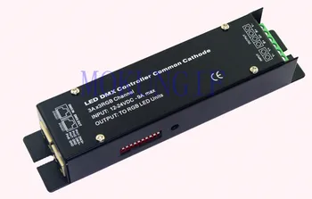 

High Frequency 3CH DMX512 led RGB controller Constant voltage common cathode DMX decoder,3A each color WS-CC-DMX-32 for LEDlight