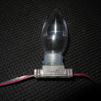 

NEW! 100nodes clear smooth C9 DC12V WS2811 LED technicolor pixel;IP68;with epoxy resin filled;transparent PC and clean wire