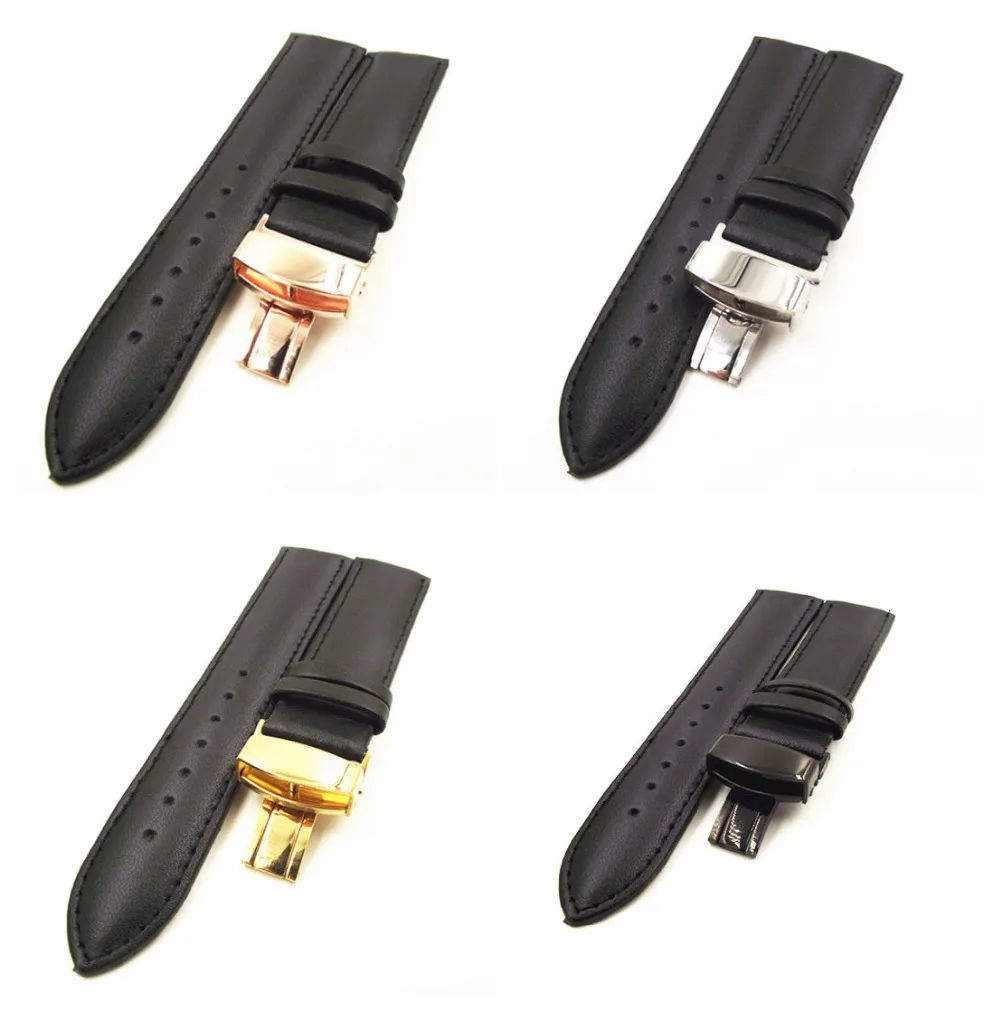 

1PCS 18MM 20MM 22MM genuine leather ( split leather) Watch bands watch straps men and women watch strap - WS2248
