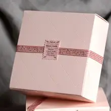 500 шт розовый 4 графа алмаз Розничная Geshe точка коробка упаковка коробка для торта упаковка для хлебобулочных изделий