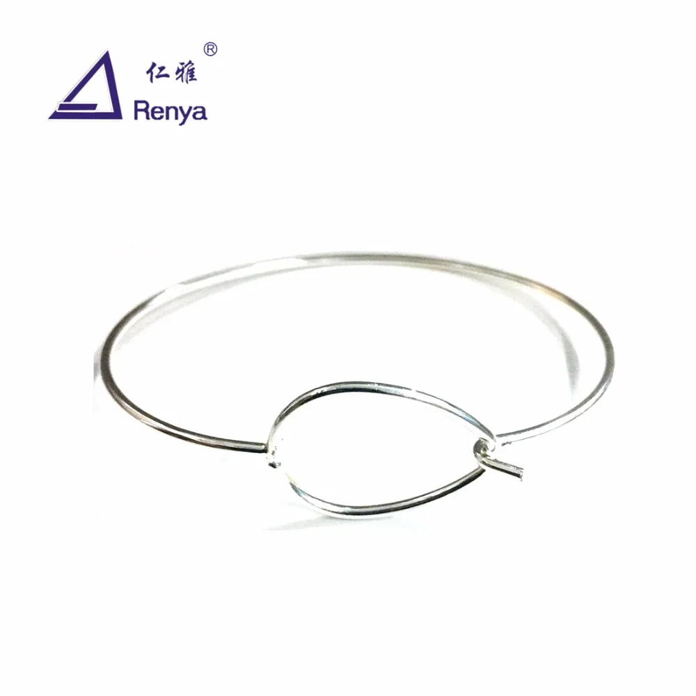 

Renya Sales Simple Thin Brass Metal Shiny Disk Charm Bangle Cheap Selling Ladies Bracelets Bangles Fashion Jewelry For Women