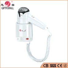 Giftforall ABS Пластик Ванная комната отель фен настенный Электрический Фен настенный держатель Fast Dry RCY-67300B