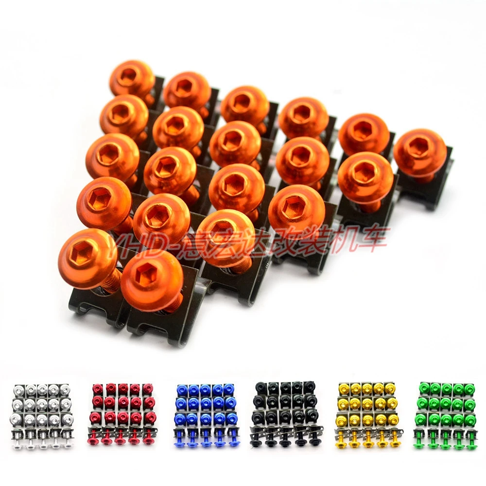 

MOTO Shell Fairing Screws Color Screws Body Screws (Pack of 10 Capsules) for BMW S1000RR S1000R F650 F800 F750 R1200R K1600