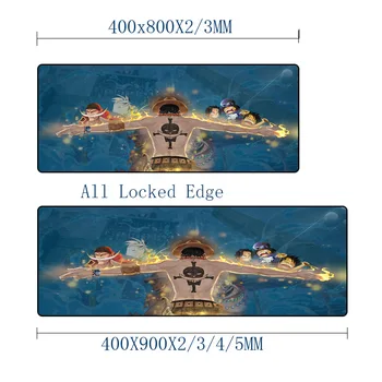 

Mairuige Portgas D Ace Mousepad One Piece Anime Desktop Mat All Kinds of Patterns Luffy Ace Sabo Zoro Sanji for one piece Fans