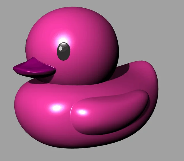 inflatable pink duck customized
