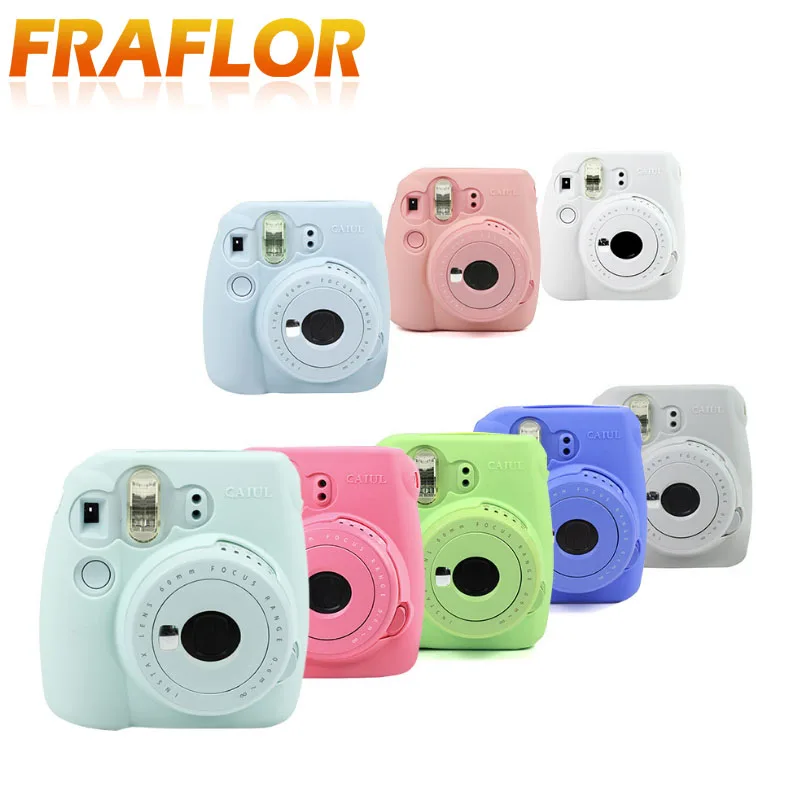 

Soft Silicone Skin Protective Shell Bags Camera Cases Suitable for Polaroid Fujifilm Instax Mini 8/8+ Carrying Storage Cover Bag