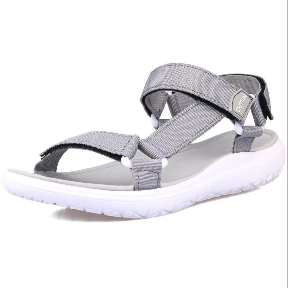 GRITION Women Sport Sandals Flat Summer Platform Open Toe Sandals Outdoor Beach Female Walking Ladies Comfort Fashion Shoes