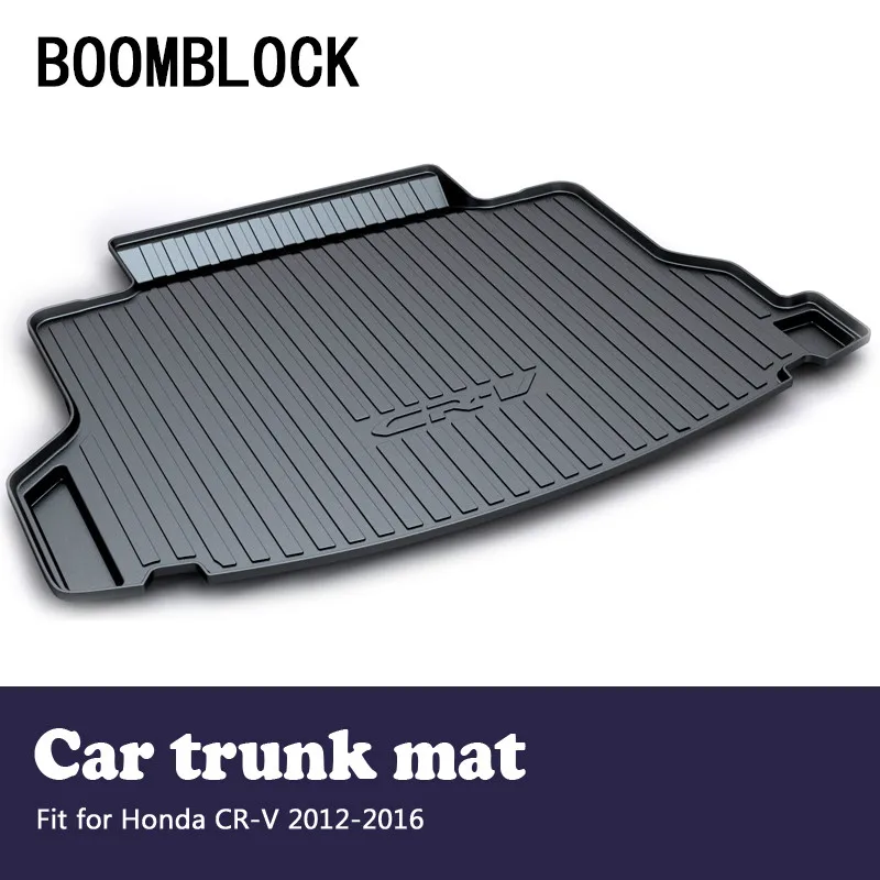

BOOMBLOCK For Honda CRV 2012 2013 2014 2015 2016 CR-V Waterproof Anti-slip Car Trunk Mat Tray Floor Carpet Pad Auto Accessories