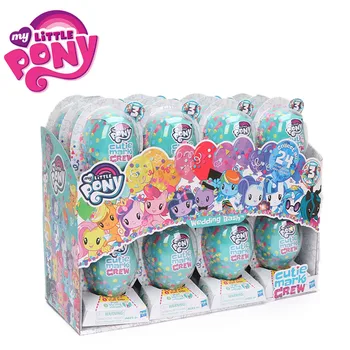 

24pcs New My Little Pony Toys Pulltab Pull String Inside Mini Pony Doll Friendship is Magic Rainbow Dash Twilight Sparkle Figure