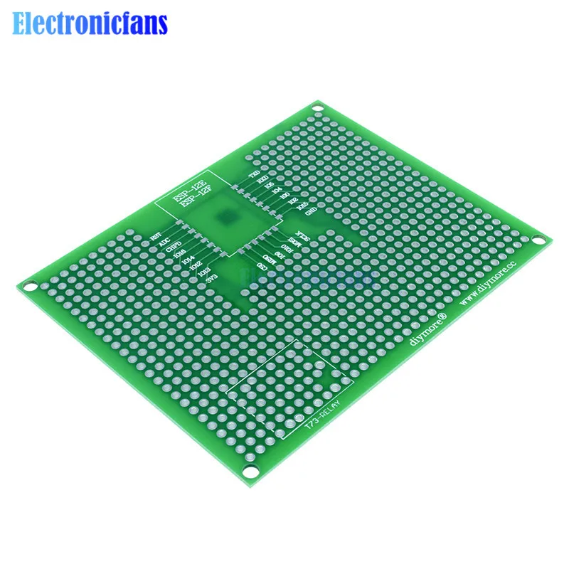 5 шт. 7x9 см 70X90 мм прототип печатной платы Макет для ESP8266 ESP-12E ESP-12F ESP32 ESP-32S REALY двухсторонний прототип печатной платы