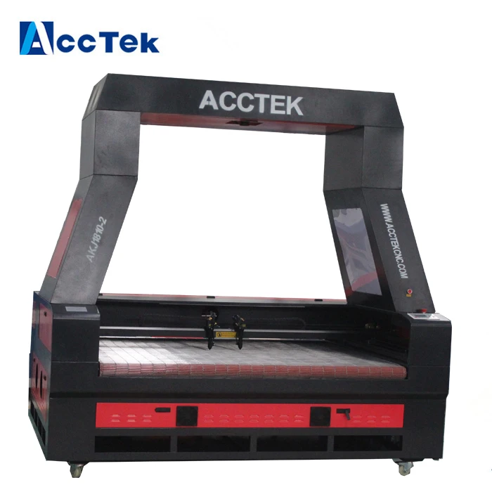 

Laser engraving machine with CCD camera full vision co2 laser cutting machine for fabric, cloth and tectile