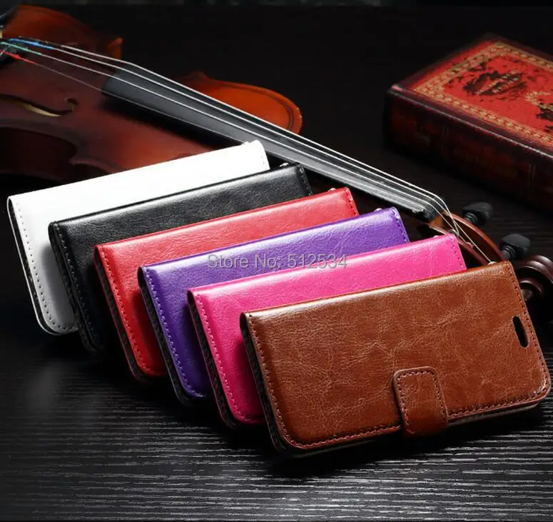 30 шт./лот Мода Crazy Horse Бумажник кожаный чехол для iPhone 6 6 S 4.7 дюймов с фото Рамки отделения для карточек