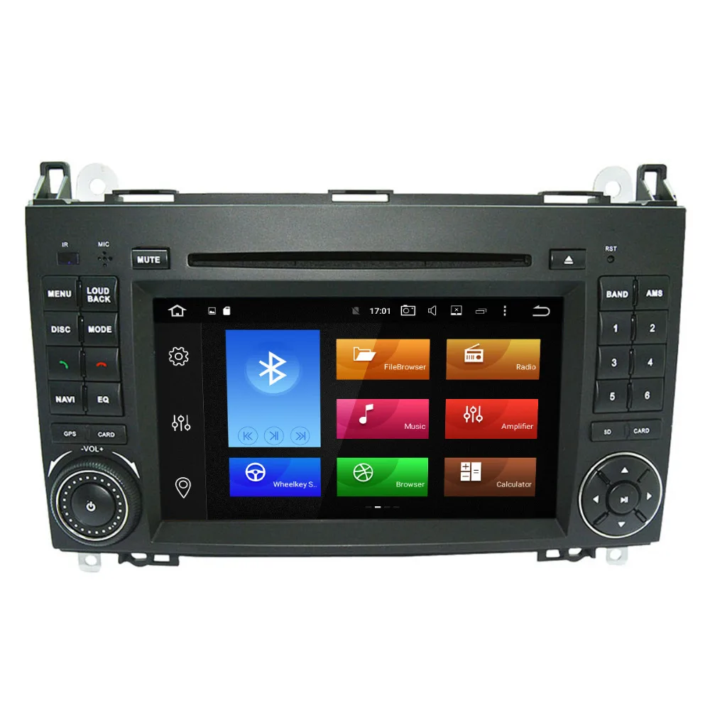 Best 7" 4+64G RAM Android 9.0 System Car Radio Tape Recorder For Mercedes-benz B200 W169M W245 W639 A160 Octa Core GPS BT Music SWC 0