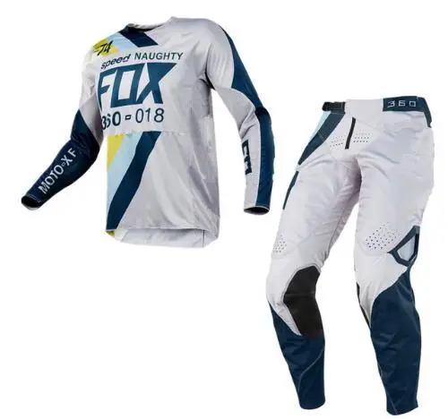 

2018 NAUGHTY Fox Speed-division 360 Draftr Motocross Racing Suit 180 360 MX Jersey Off-Road Motorcycle Riding Pants Dirt Bike